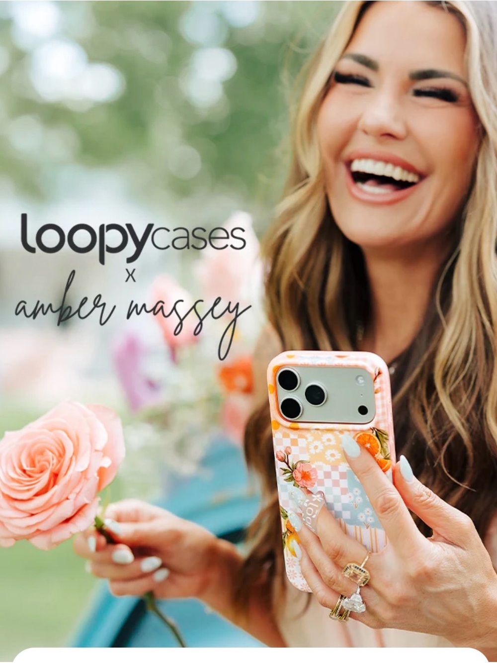 Loopy Case Orange Blossom x Amber Massey, iPhone 17 Lefty - Picture 2 of 7